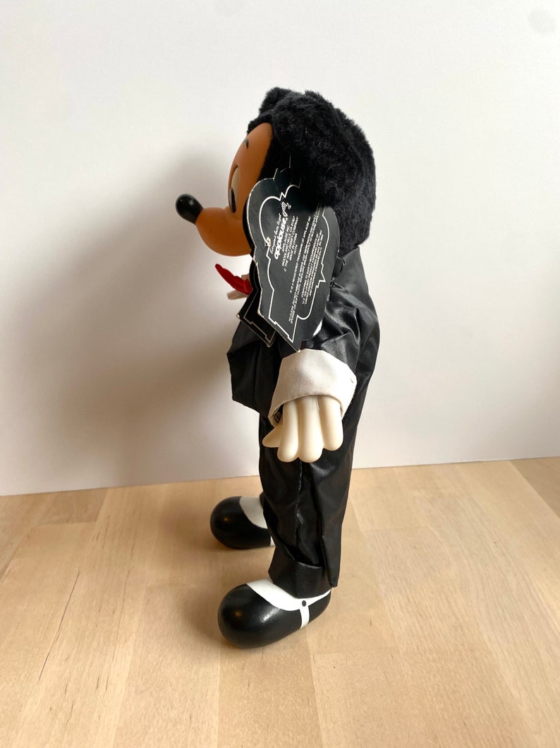 Vintage Disney Hollywood Mickey Mouse smoking pluche gevulde pop van applaus afbeelding 4