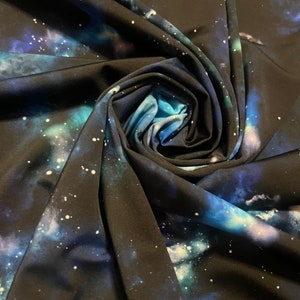New Universe Design Druck auf der besten Qualität von Nylon Spandex4-Wege-Stretch 58/60 ”verkauft von YD.Ships weltweit aus Los Angeles Kalifornien