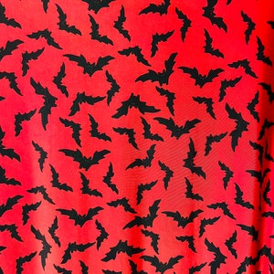 Bats pattern design print on nylon spandex