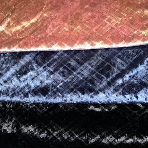 Glamour Geometrisches Stretch-Samt-Design 4-Stretch 58/60 ”Verkauft von der YD. Versand weltweit aus Los Angeles Kalifornien USA