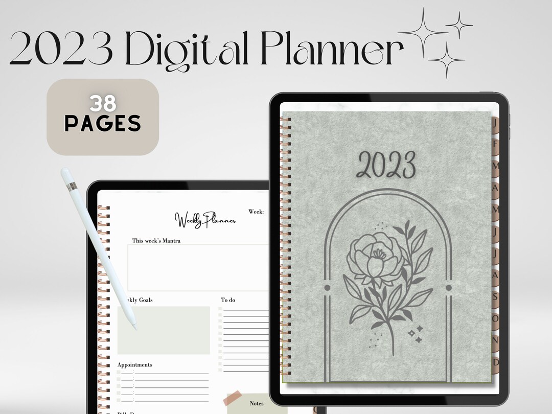 2023 Digital Planner, Weekly Planner, iPad Planner, Goodnotes Planner ...