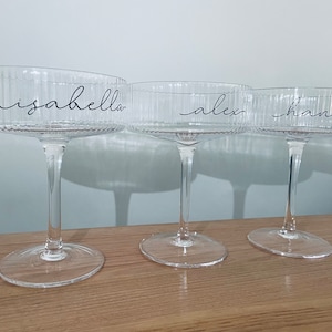 The Elegant Bridal Coupe Glasses