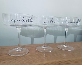 The Elegant Bridal Coupe Glasses