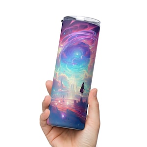 20 oz Tumbler with Straw, Drinkware, Stainless Steel Tumbler, Tumbler with Lid, Cool Tumbler, Art Tumbler, Gift for Her, Birthday Gift