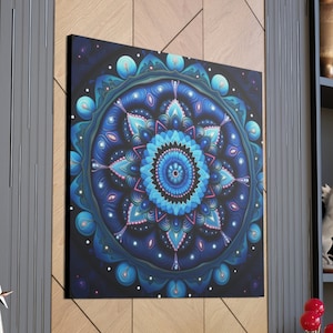 Mandala Art, Spiritual Wall Art, Meditation Wall Decor, Boho Wall Hanging, Mindfulness Art, Yoga Gift, Mandala Wall Art, Zen Art, Home Decor