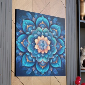 Mandala Art, Spiritual Wall Art, Meditation Wall Decor, Boho Wall Hanging, Mindfulness Art, Yoga Gift, Mandala Wall Art, Zen Art, Home Decor