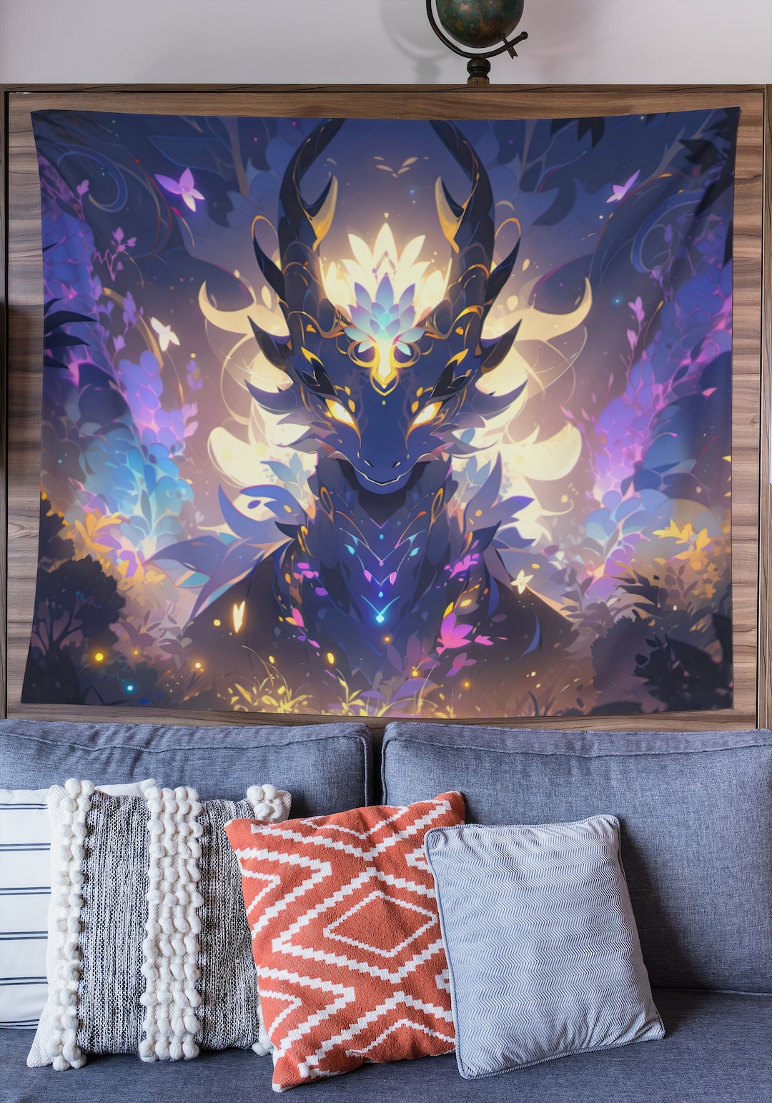 Fantasy Tapestry Fantasy Home Decor Dragon Art Fantasy Art