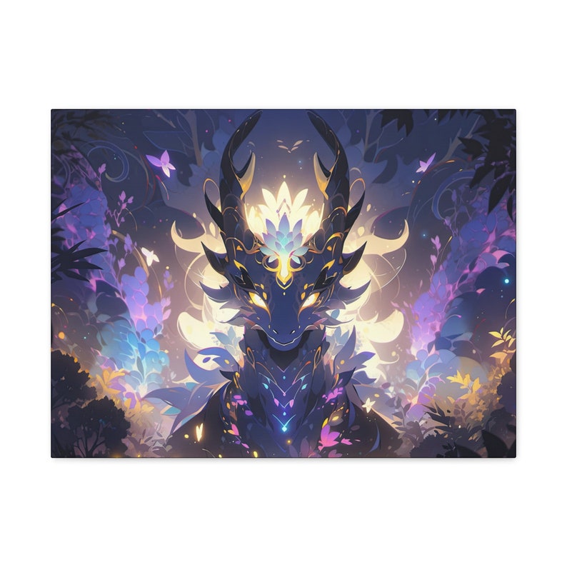 Fantasy Canvas Art, Fantasy Home Decor, Dragon Art, Fantasy Art