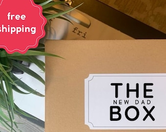 New Dad Gift Box, Baby Shower Gift For New Dad, Expectant Father Gift, First Father&#39;s Day Present, Matching Dad Baby Shirts, New Dad Journal