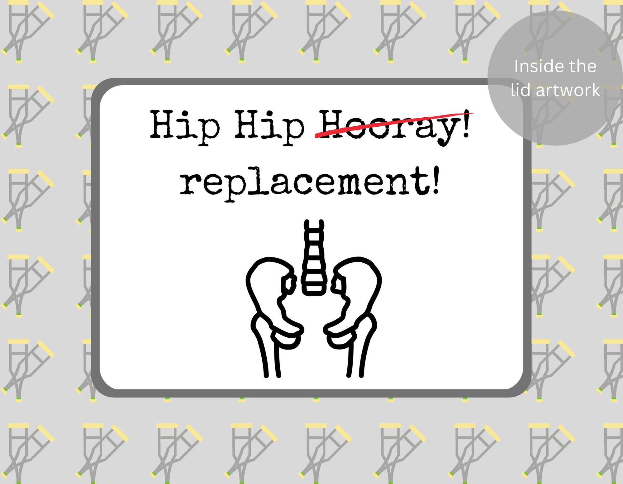 Funny Hip Surgery Care Package, Hip Replacement Gift Box, Hip Surgery