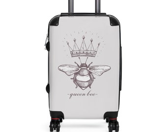 Luggage Designer Kitkase Luggage Queen Bee Suitcase, Artsy