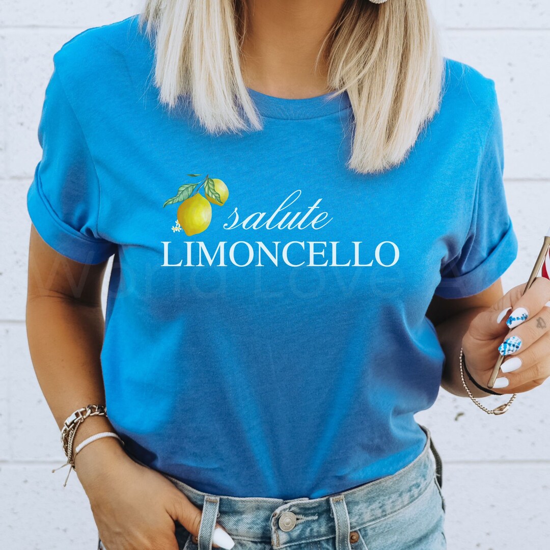 T-shirt Humoristique « Limonello » – Style Italien été, Pour Femme Et Homme