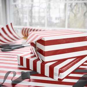 Rot Weiß gestreiftes Geschenkpapier, 4. Juli Geschenkpapier, Weihnachtsgeschenkpapier, Streifenpapierrolle, Rettungsschwimmer Geschenkpapier, Unabhängigkeit Bild 6