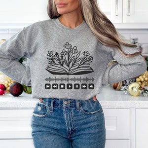 Audiobook Sweatshirt, Audio Books Sweater, Read More Books tShirt, Audiobook Lover Shirt, Audiobook Gift, Reader, Reader, Literacy, Bookish