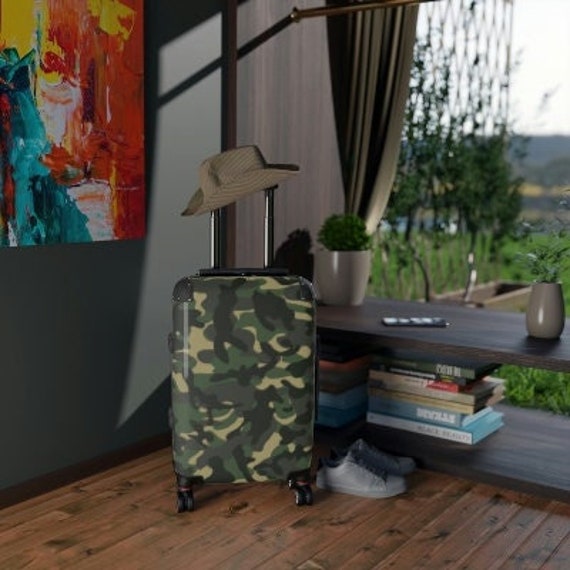 Camouflage Gray Travel Duffle Bag for Men Women