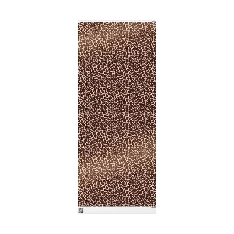 Giraffe Wrapping Paper Roll, Safari Gift Wrap, Birthday Party, Animal themed Wrap, Baby Shower Celebration, Wild & Exotic Adventure, Nature image 2