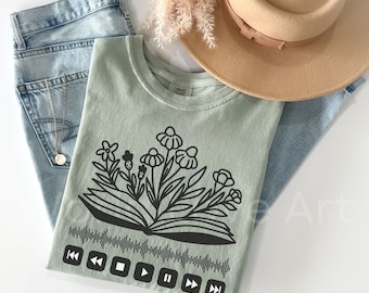 Audiobook Shirt, Audio Books Tshirt, Read More t-Shirt, Audiobook Lover Tee, Audiobook Gift, Read, Reader, Literacy, Bookish, Comfort Colors