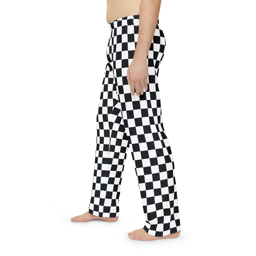 Pantalon De Pyjama Homme En Coton à Carreaux Décontracté - Taille Régulière - Neuf Avec étiquettes