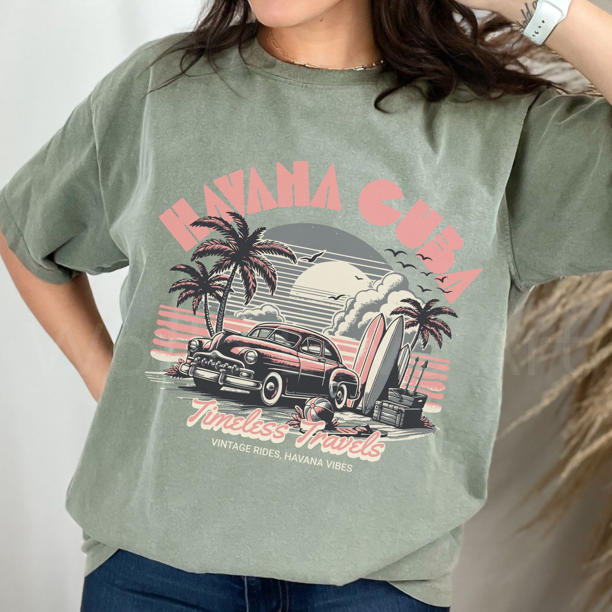 トップス \"90s HAVENERA\" cuba shirt L ivory brown The Havanera co.] Vintage Cuba Shirt [1990s-] Vintage Cuba