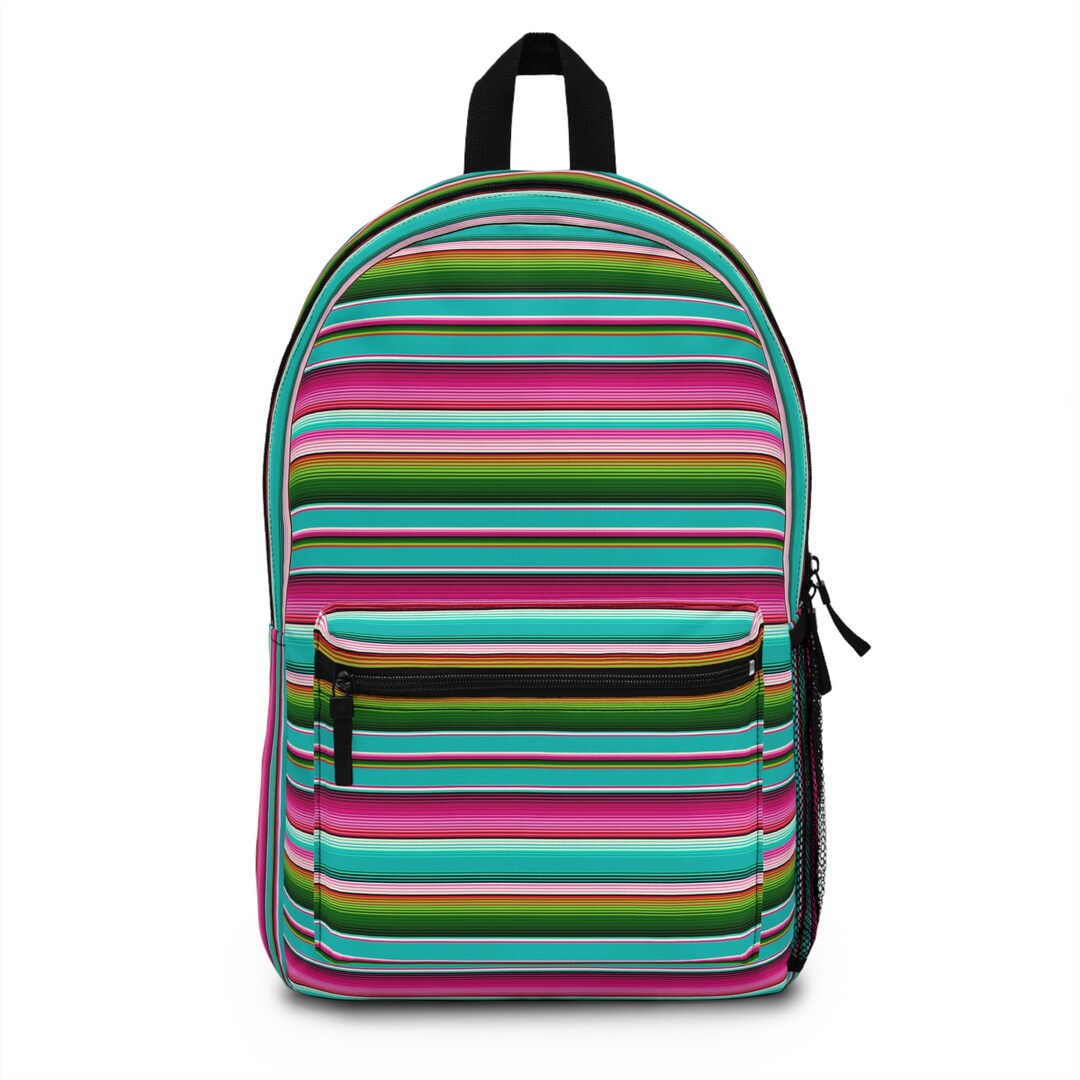 Mexican Blanket Baja Serape Pattern Print Premium Backpack main image 1