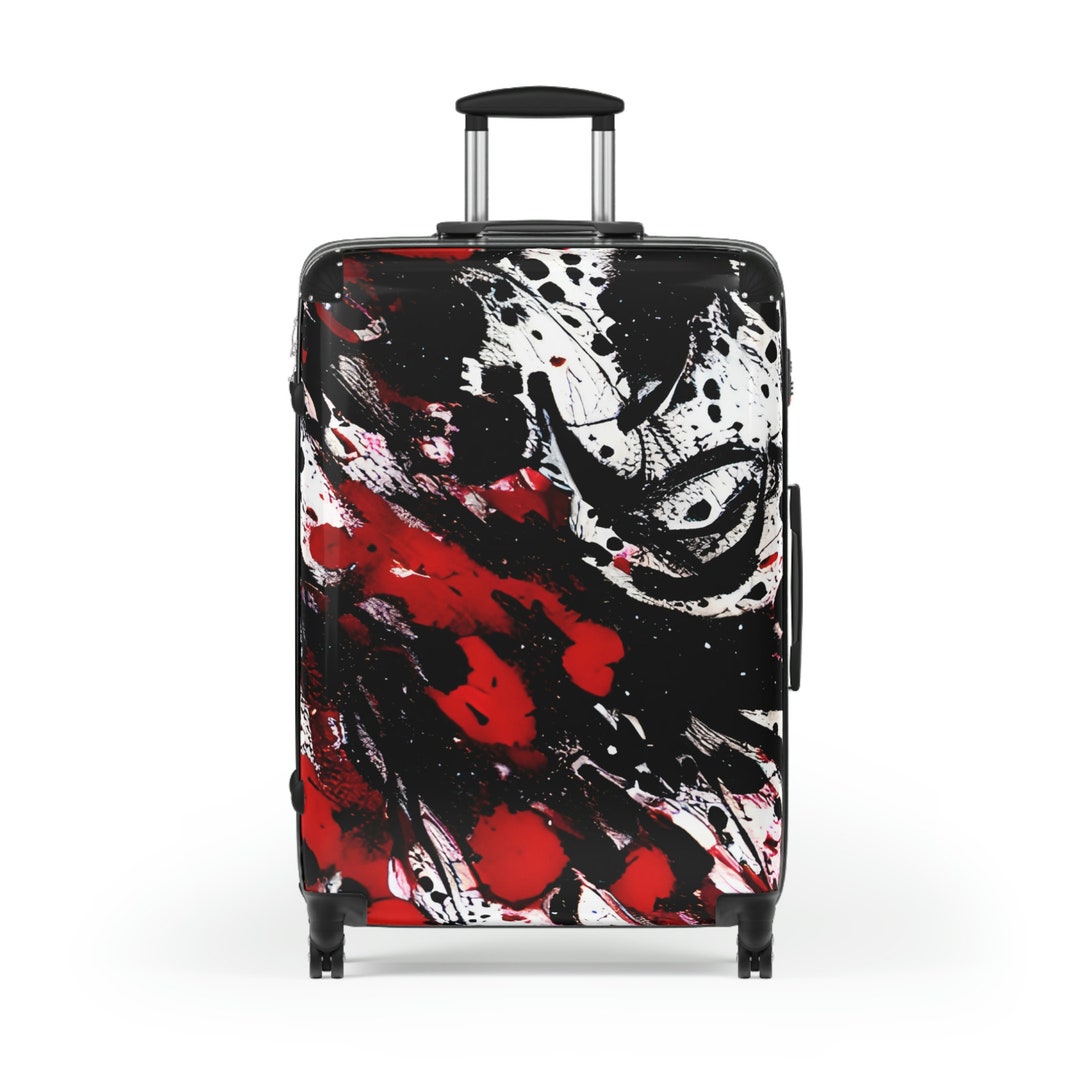 Graffiti Urban Suitcase, Paint Splatter Luggage, Spinner Wheels, Hard