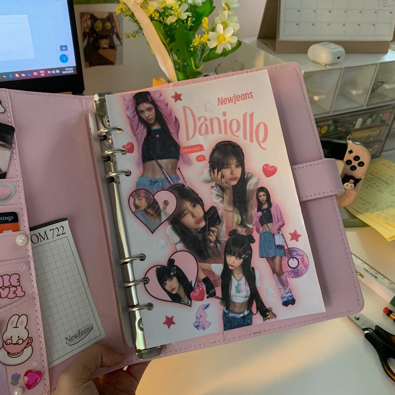 Digital KPOP Newjeans Danielle Y2K Binder Cover Filler Divider Etsy