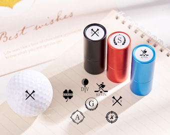 Personalized Ball Mark,Golf Ball Stamp,Ink Ball Stamp,Custom Stainless Stamp,Unique Dad Gift,Gift For Golfer,Father's Day Gift