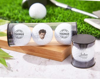 Best Man Golf Gift, Custom Golf Ball, Funny Golf Gifts Photo Golf Ball, Personalized Groomsmen Gift, Wedding Party Golf, Groomsmen Proposal