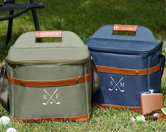 Personalized Golf Cooler, Gift for Golfer, Groomsmen Cooler Backpack, Groomsmen Gift,Custom Lunch Cooler Bag, Golf Beer Cooler,Insulated Bag