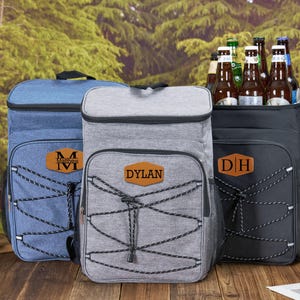 Personalized Groomsmen Cooler Backpack, Custom Lunch Cooler Backpack, Groomsmen Gift, Hiking Cooler Backpack, Father&#39;s Day gift,Gift for Him