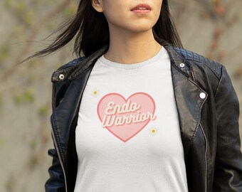 Endo Warrior T-Shirt, Endometriose, Chronische Krankheit, Damen Shirt, Bella Canvas Unisex Jersey Kurzärmeliges T-Shirt