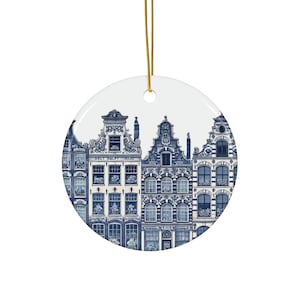 Delft Blue, Ceramic Ornaments, Dutch Design, Decorative Keepsake, Delft Blue Gift, Vintage Ornament, Home Decor, gift for loved one, Blue