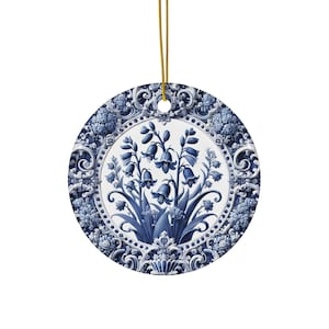 Delft Blue, Ceramic Ornaments, Dutch Design, Decorative Keepsake, Delft Blue Gift, Vintage Ornament, Home Decor, gift for loved one, Blue