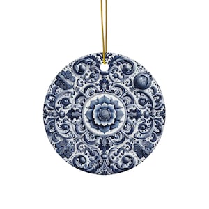 Delft Blue, Ceramic Ornaments, Dutch Design, Decorative Keepsake, Delft Blue Gift, Vintage Ornament, Home Decor, gift for loved one, Blue