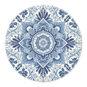Ceramic Coaster Delft Blue, coaster, ceramic, delft blue, vintage coaster, delft blue ceramic, ceramic coaster, blue ceramic, blue and white
