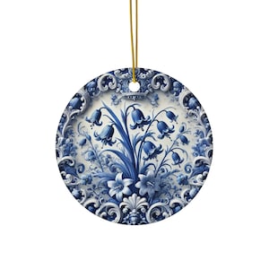 Delft Blue, Ceramic Ornaments, Dutch Design, Decorative Keepsake, Delft Blue Gift, Vintage Ornament, Home Decor, gift for loved one, Blue