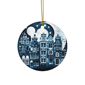 Delft Blue, Ceramic Ornaments, Dutch Design, Decorative Keepsake, Delft Blue Gift, Vintage Ornament, Home Decor, gift for loved one, Blue