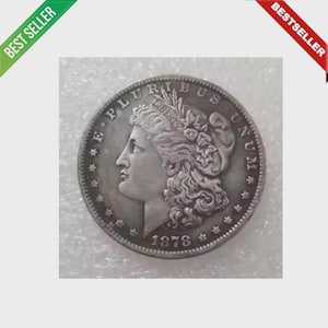 1878-S Morgan Silver Dollar Circulated 1 AU Condition? US Coin History coin