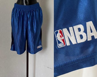 Vintage NBA Basketball Shorts Dazzle Rare Champion Shorts Entspannte Blaue Helle Shorts Übung Sneaker Sport Amerikanisch US Retro Größe M