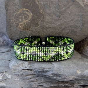 Geschenkidee: gewebtes Armband aus hochwertige 2 mm Miyuki Delica Perlen