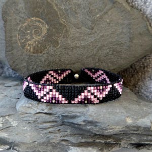 Geschenkidee: gewebtes Armband aus hochwertige 2 mm Miyuki Delica Perlen