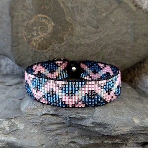 Geschenkidee: gewebtes Armband aus hochwertige 2 mm Miyuki Delica Perlen