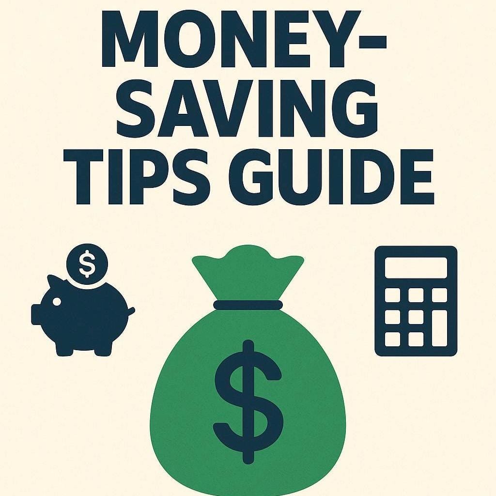 Money-Saving Tips Guide, How to Save Money, Smart Spending, Finance Advice, Money Saving Checklist, Digital Download Printable
