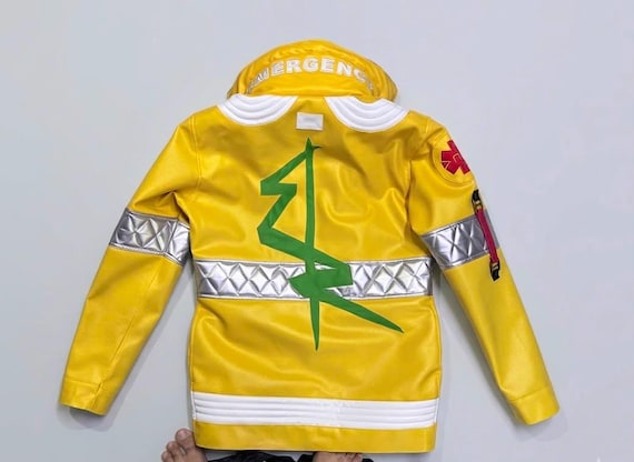 David Martinez Jacket, Cyberpunk Edgerunners Yellow Leather Jacket, Cyberpunk 2077 Cosplay, Anime Gaming Jacket, David Cosplay