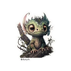 Cute Dragon Sticker | Mythical Creature | Fantasy Art | Dragon Sticker | Laptop Sticker | Fantasy Lover | Dragon Mom | Dragon Lover Gift