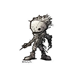 GhostPunk Character | Spooky Punk Stickers | Edgy Cute Art | Creepy Cuteness | Macabre | Eerie | Cute and Creepy | Horror Stickers