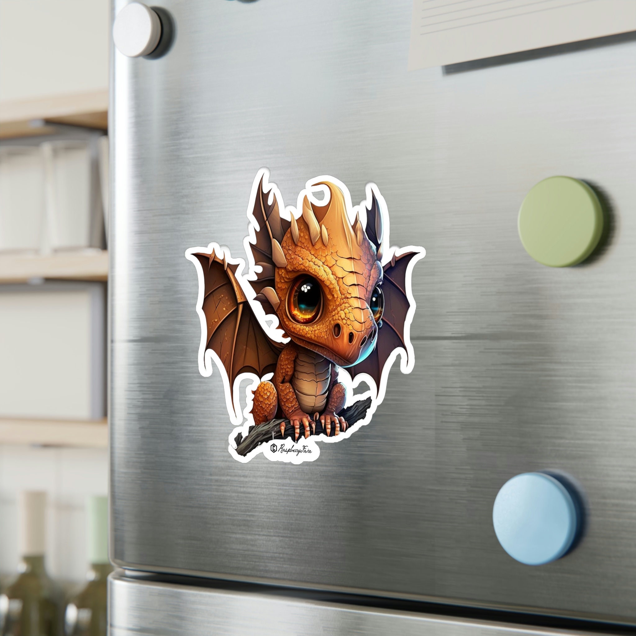 Cute Dragon Sticker | Mythical Creature | Fantasy Art | Dragon Sticker ...