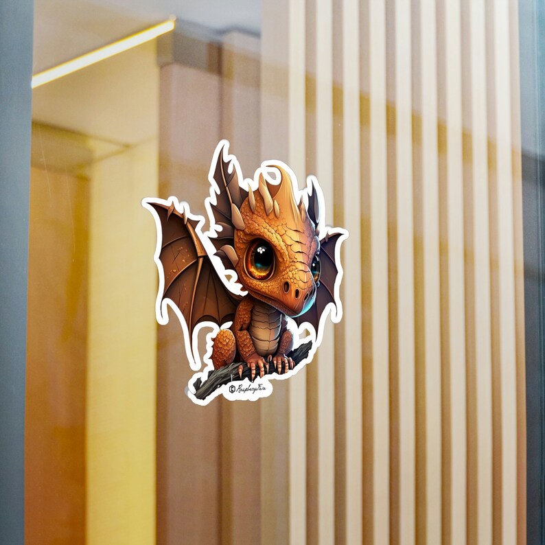 Cute Dragon Sticker | Mythical Creature | Fantasy Art | Dragon Sticker ...
