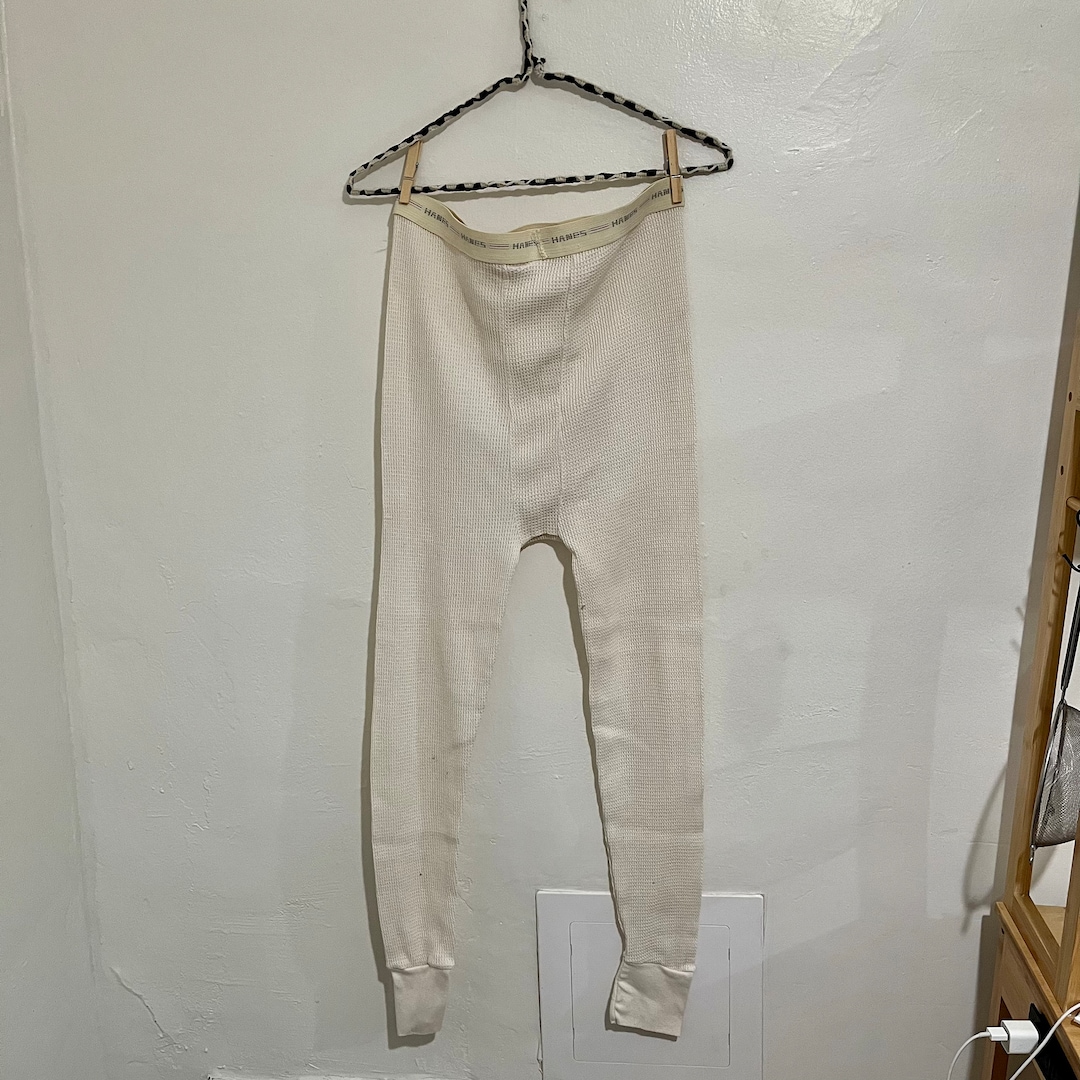Vintage Hanes Thermal Long Johns Etsy