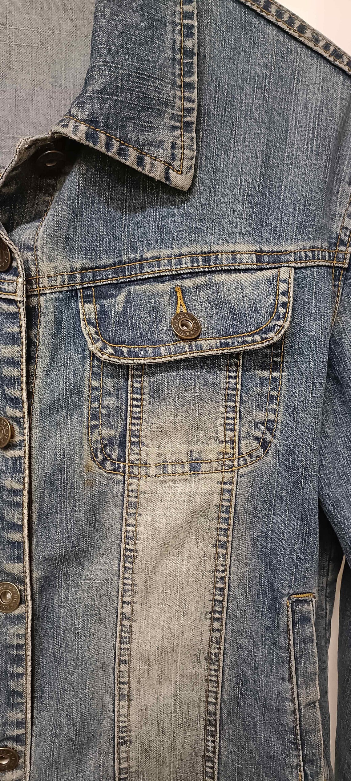 Dragon Printed Denim Jacket